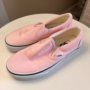 BRAND NEW pink slip on vans